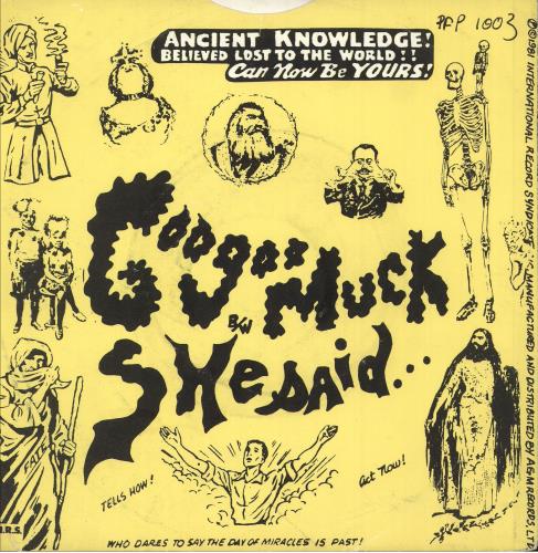 The Cramps Goo Goo Muck - Promo + Sleeve 7" vinyl single (7 inch record / 45) UK CRA07GO262023