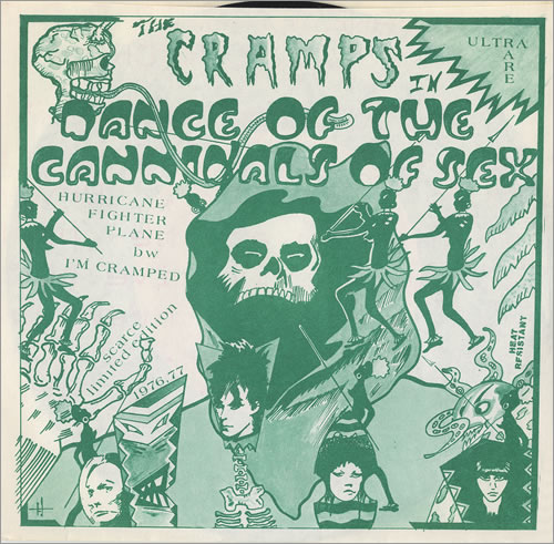 The Cramps Hurricane Fighter Plane 7" vinyl single (7 inch record / 45) US CRA07HU456553
