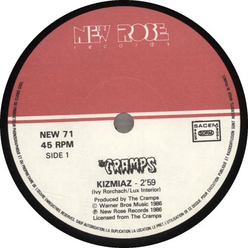 The Cramps Kizmiaz 7" vinyl single (7 inch record / 45) French CRA07KI340968