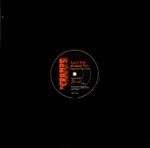 The Cramps Let's Get F*cked Up - 1-Sided 12" vinyl single (12 inch record / Maxi-single) UK CRA12LE524582