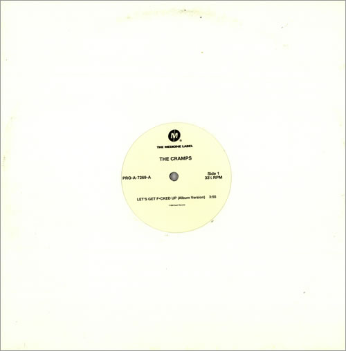 The Cramps Let's Get F*cked Up 12" vinyl single (12 inch record / Maxi-single) US CRA12LE495122