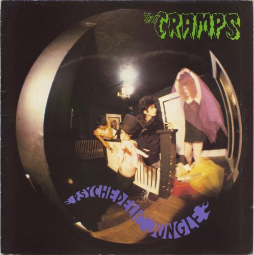 The Cramps Psychedelic Jungle - VG vinyl LP album (LP record) UK CRALPPS772313