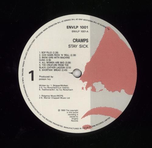 The Cramps Stay Sick! - Factory Sample vinyl LP album (LP record) UK CRALPST863912