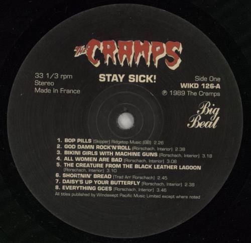 The Cramps Stay Sick! vinyl LP album (LP record) UK CRALPST866817