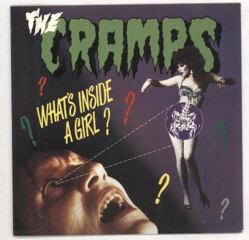 The Cramps What's Inside A Girl? - Purple Vinyl 7" vinyl single (7 inch record / 45) UK CRA07WH45215