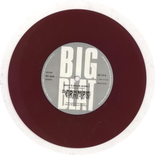 The Cramps What's Inside A Girl? - Purple Vinyl 7" vinyl single (7 inch record / 45) UK CRA07WH45215