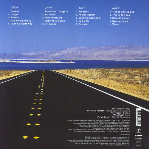 The Cranberries Stars: The Best Of 1992-2002 2-LP vinyl record set (Double LP Album) UK CRB2LST819527