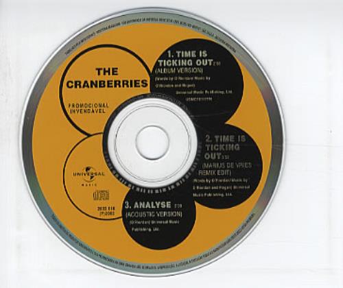 The Cranberries Time Is Ticking Out CD single (CD5 / 5") Brazilian CRBC5TI285815