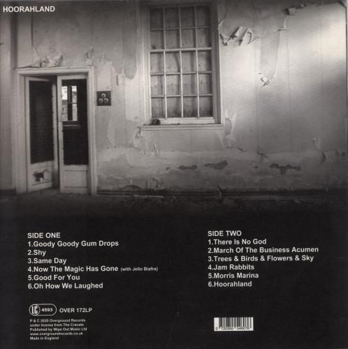 The Cravats Hoorahland - Clear Vinyl vinyl LP album (LP record) UK CT0LPHO824747