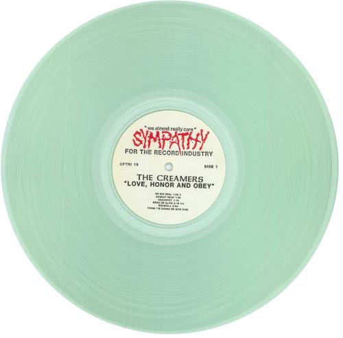 The Creamers Love, Honor, & Obey - Clear Vinyl vinyl LP album (LP record) US 5CRLPLO863054