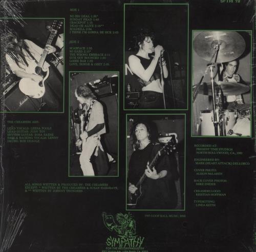 The Creamers Love, Honor, & Obey - Clear Vinyl vinyl LP album (LP record) US 5CRLPLO863054