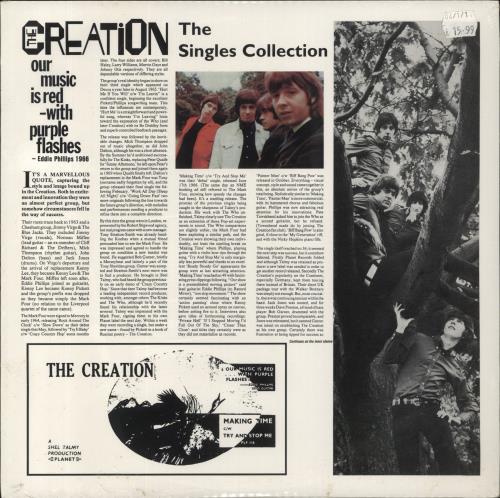 The Creation Singles Collection - Sealed vinyl LP album (LP record) Italian TCTLPSI858658