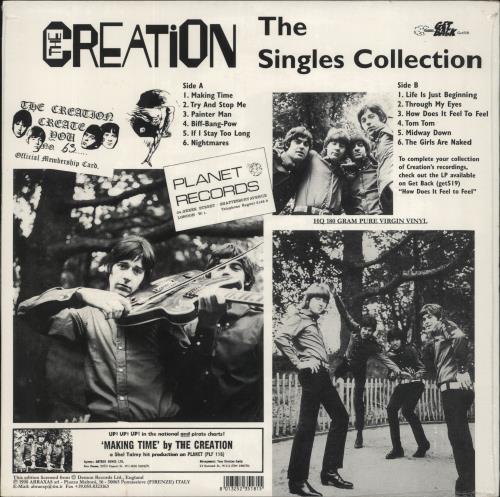 The Creation Singles Collection - Sealed vinyl LP album (LP record) Italian TCTLPSI858658