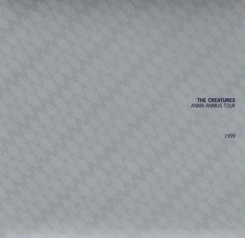 The Creatures (80s) Anima Animus Tour 1999 memorabilia UK CRTMMAN381792