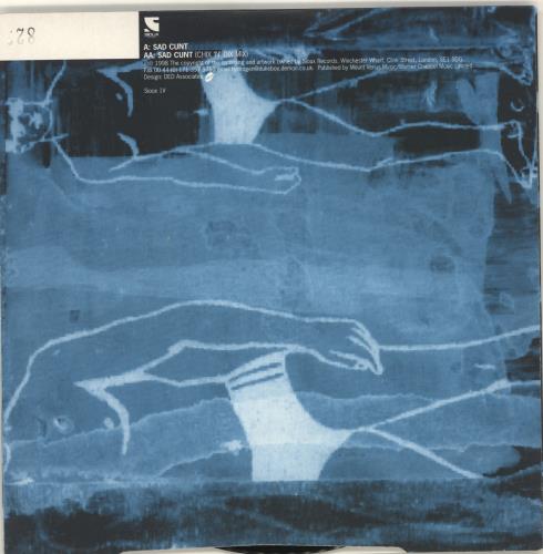 The Creatures (80s) Sad Cunt - Gig 7" - Numbered 7" vinyl single (7 inch record / 45) UK CRT07SA288049