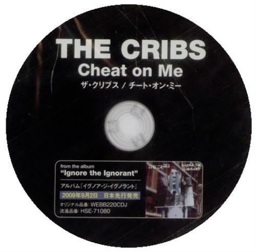 The Cribs Cheat On Me CD single (CD5 / 5") Japanese TC1C5CH503556