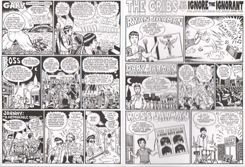 The Cribs Ignore The Ignorant Comic memorabilia UK TC1MMIG636483