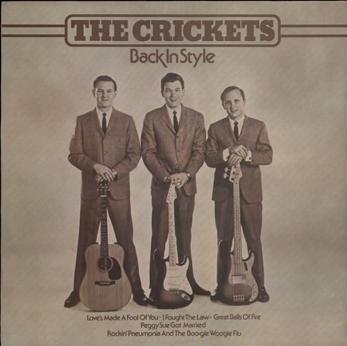 The Crickets Back In Style - Sample vinyl LP album (LP record) UK CKTLPBA582616