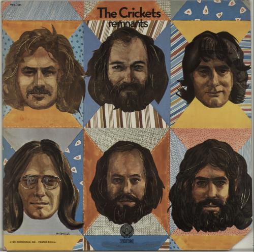 The Crickets Remnants vinyl LP album (LP record) US CKTLPRE681039