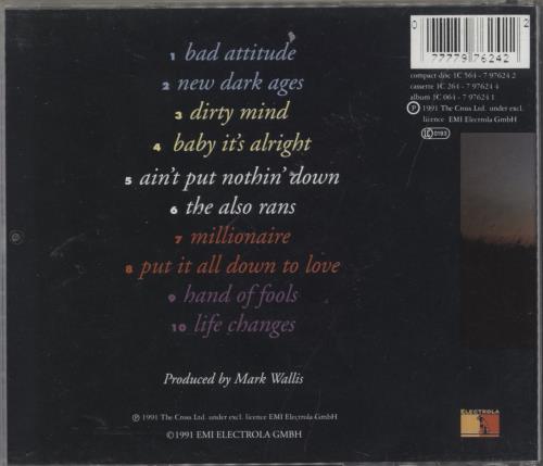 The Cross Blue Rock CD album (CDLP) German CROCDBL01869