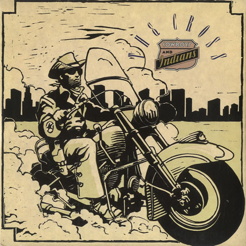 The Cross Cowboys & Indians 7" vinyl single (7 inch record / 45) UK CRO07CO19600