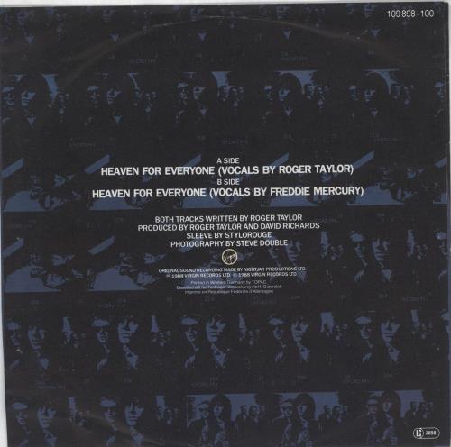The Cross Heaven For Everyone 7" vinyl single (7 inch record / 45) German CRO07HE15759