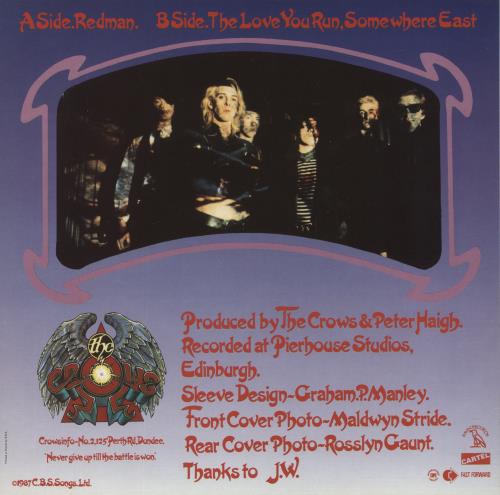 The Crows (Indie) Redman 12" vinyl single (12 inch record / Maxi-single) UK S8U12RE502136