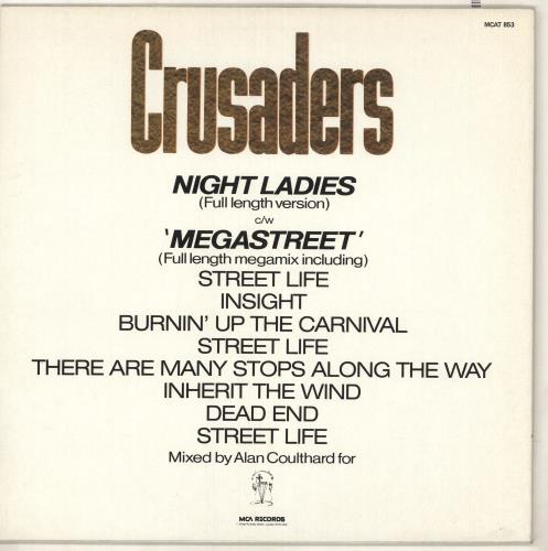 The Crusaders Megastreet 12" vinyl single (12 inch record / Maxi-single) UK CDU12ME739138