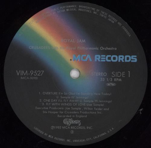 The Crusaders Royal Jam 2-LP vinyl record set (Double LP Album) Japanese CDU2LRO533915