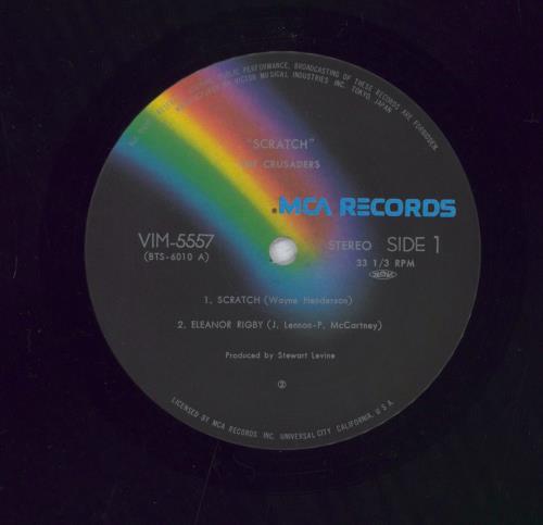 The Crusaders Scratch - Recorded Live At The Roxy vinyl LP album (LP record) Japanese CDULPSC848445