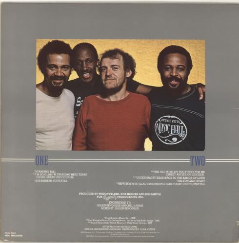 The Crusaders Standing Tall vinyl LP album (LP record) US CDULPST703871