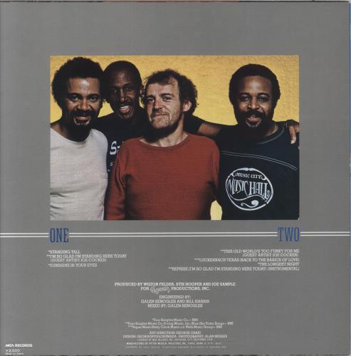 The Crusaders Standing Tall vinyl LP album (LP record) Japanese CDULPST848440