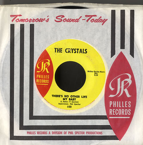 The Crystals There's No Other Like My Baby 7" vinyl single (7 inch record / 45) US CTS07TH593051