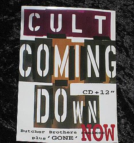 The Cult Coming Down memorabilia UK CLTMMCO318810
