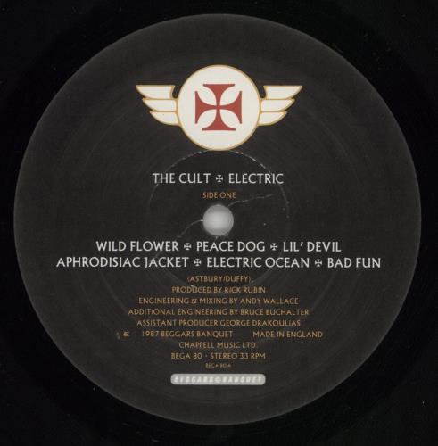 The Cult Electric - EX vinyl LP album (LP record) UK CLTLPEL352278