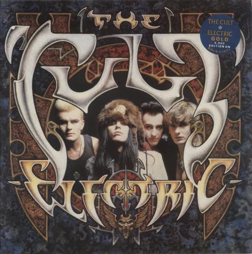 The Cult Electric - Gold Picture Disc + Inner picture disc LP (vinyl picture disc album) UK CLTPDEL34946