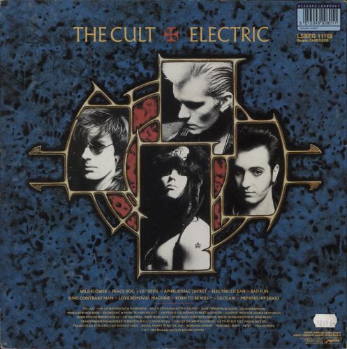 The Cult Electric vinyl LP album (LP record) UK CLTLPEL890565