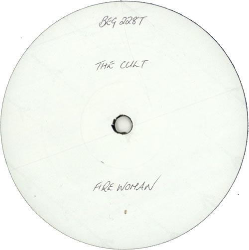 The Cult Fire Woman - Test Pressing 12" vinyl single (12 inch record / Maxi-single) UK CLT12FI459775