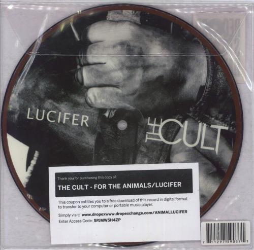 The Cult For The Animals - RSD12 - EX 7" vinyl picture disc (7 inch picture disc single) US CLT7PFO832934