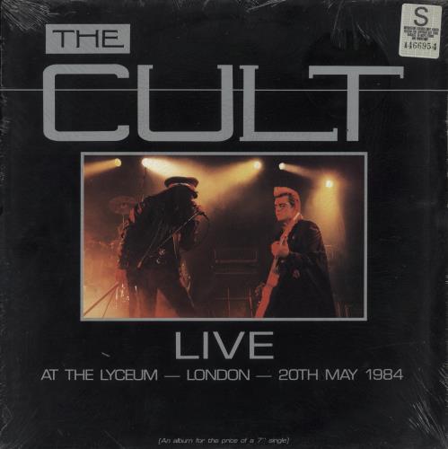The Cult Live At The Lyceum-London-20th May 1984 - Shrink vinyl LP album (LP record) Canadian CLTLPLI856480