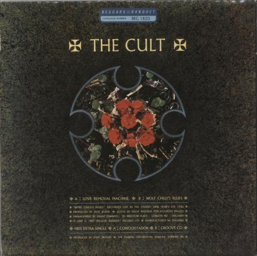 The Cult Love Removal Machine - Injection Moulded - Double Pack 7" vinyl single (7 inch record / 45) UK CLT07LO674382