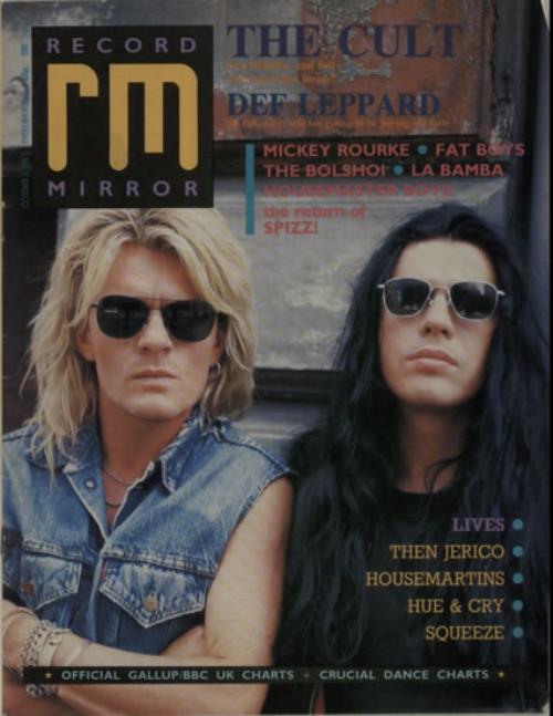 The Cult Record Mirror magazine UK CLTMARE607951