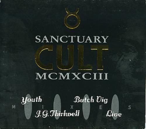 The Cult Sanctuary '93 - Gold digipak CD single (CD5 / 5") UK CLTC5SA12288