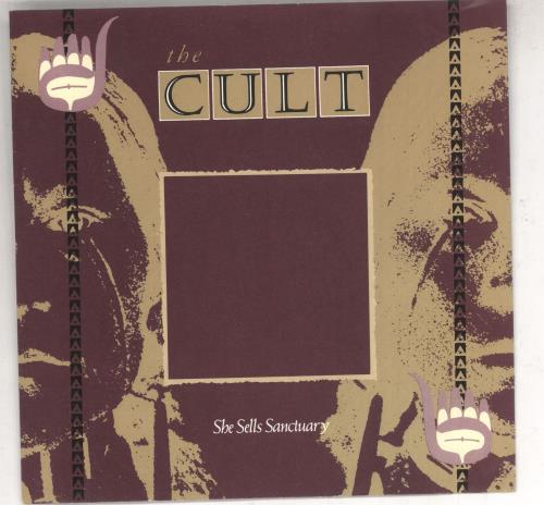 The Cult She Sells Sanctuary 7" vinyl single (7 inch record / 45) German CLT07SH734258