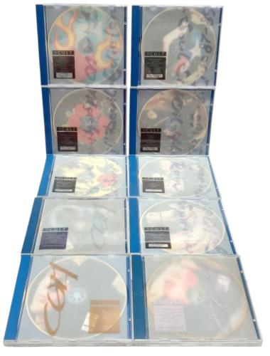 The Cult Singles Collection 1984-1990 - 10 CD CD Single Box Set UK CLTCXSI50033
