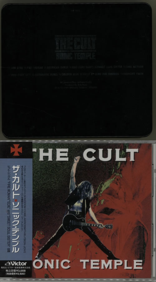 The Cult Sonic Temple - Tin CD album (CDLP) Japanese CLTCDSO135951