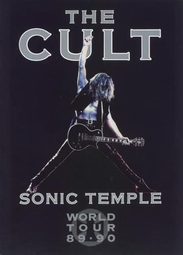 The Cult Sonic Temple World Tour 89-90 tour programme UK CLTTRSO89596