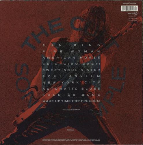 The Cult Sonic Temple vinyl LP album (LP record) Canadian CLTLPSO345069