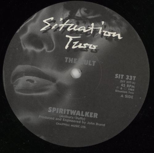 The Cult Spiritwalker - EX 12" vinyl single (12 inch record / Maxi-single) UK CLT12SP658144