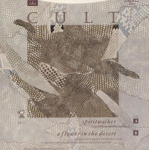 The Cult Spiritwalker 7" vinyl single (7 inch record / 45) UK CLT07SP109846